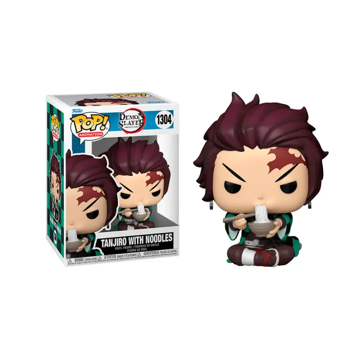 Funko Pop Tanjiro con Noodles Demon Slayer 1304 Kimetsu no Yaiba     Figura - 1