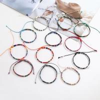 Juego De 12 Pulseras Éticas De Colores Para Mujeres Y Hombres Bohemia Tejidas En Lona Moda Verano Joyería Unisex Geométrica - details 2