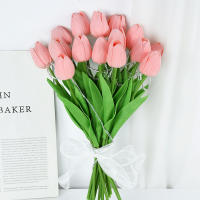 5/10pcs Tulipes LED Artificial Flores PU Flor Falsa Bouquet Luz Nocturna Para Decoración De Jardín Hogar Bodas Cumpleaños Regalo - details 12