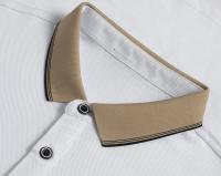 Camisa Polo De Verano Para Hombre Con Encaje Y Manga Corta De Seda Helada Transpirable Moda Casual Brecha De Negocios - details 18