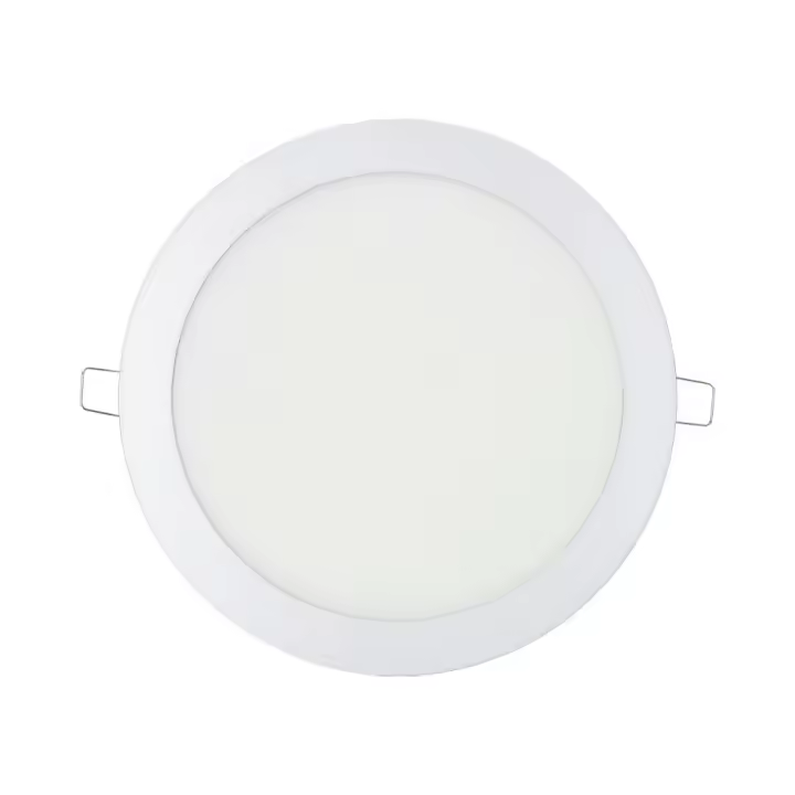 downlight led empotrable redondo 20w luz fria 6400k 1500lm cromado ø22,5cm edm - 1