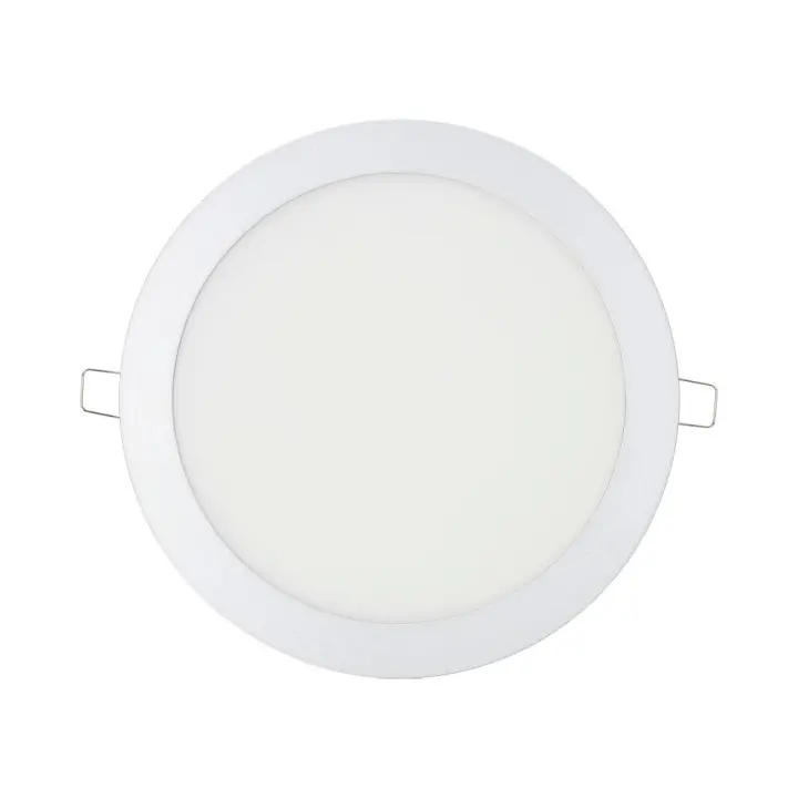 downlight led empotrable redondo 20w luz fria 6400k 1500lm cromado ø22,5cm edm - 1