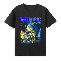 Camiseta De Algodón Para Hombre 2025 Casual Powerslave Head Oversized Deportiva Cómoda Streetwear Con Estampado De Iron Maiden - details 4