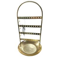 HOGARISIMO Organizador de Joyas metal color dorado 16.5cm*16.5cm*30cm,Joyera metal - details 1
