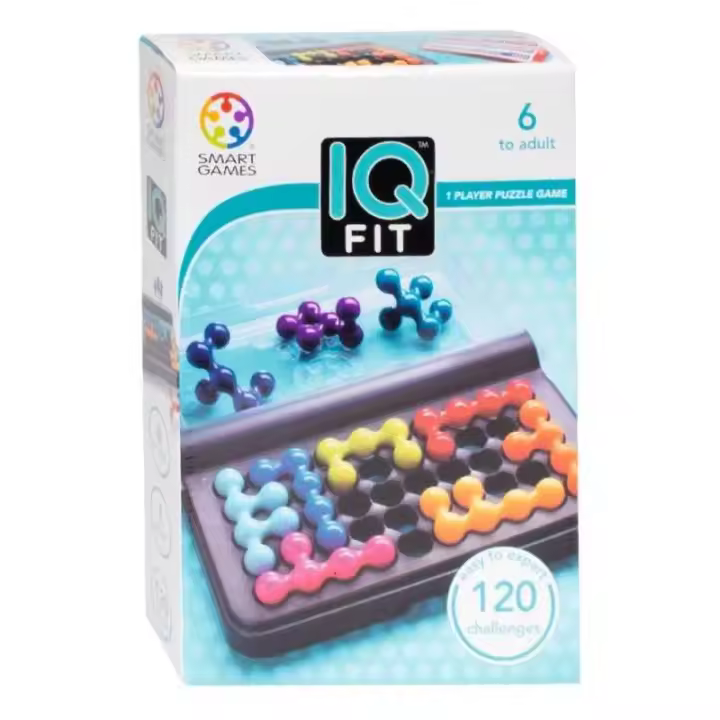 SMART GAMES - Juego de Retos IQ Fit - Juego de Mesa de Pensar y Reflexión - Diversión Asegurada - 1
