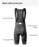 Shorts De Ciclismo Bib Para Hombre Y Mujer Ropa De Bicicleta Con Almohadilla 3D Tights De Verano Para Ciclistas Profesionales MTB - details 3