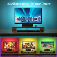 Tira De LED RGB5050 Para TV Mexllex 5V USB Con Control Por APP 16 Millones De Colores Flexible Regalo Para PC Laptop Habitación Dormitorio - details 0