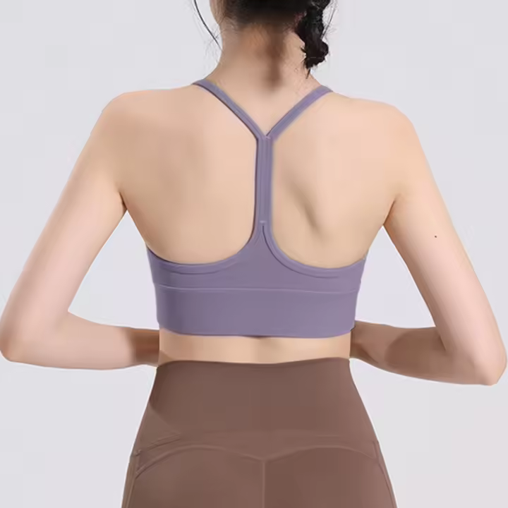 Top De Deporte Para Mujer Con Espalda Y En Yoga Antichoque Rápido Secado Transpirable Tank Top De Ciclismo Y Running - 1