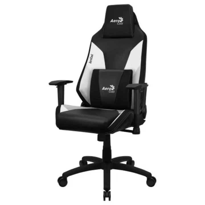 Aerocool Admiralbw Silla Gaming Profesional, Cojines Acolchados, Tecnología Air, Negro/blanco - 1