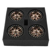 4PCS Rines De Luco CNC De Aluminio 2.2 Para Coche RC De 1/10 Axial SCX10 RR10 Wraith TRX4 TRX-6 - details 5