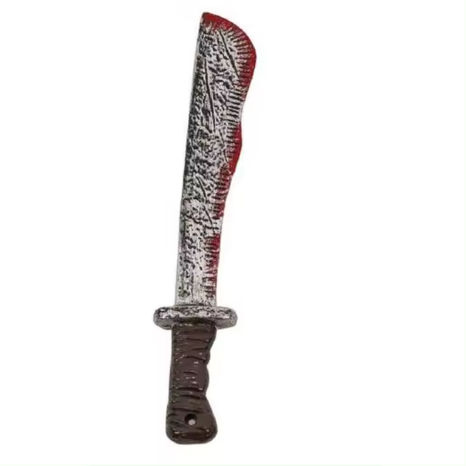 Rubies Machete de plástico de carnaval 43 cm ensangrentado - 1