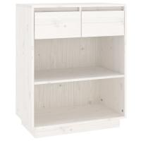 vidaXL Mesa consola de madera maciza de pino 60x34x75 cm Mueble de Almacenaje de Salón, Buffet para salón, Armario Auxiliar, Armario de Almacenamiento - details 0