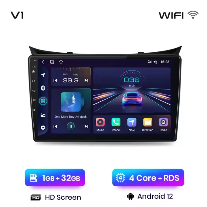 Junsun Android 13 inalámbrico CarPlay Android Auto Radio para Hyundai I30 Elantra GT 2011 2012 2013 2014 2015 2016 2017 coche Multimedia navegación GPS autorradio - 1