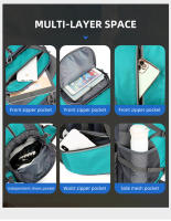 Mochila De Nylon 50L Para Camping Y Trekking Deporte Al Aire Libre Senderismo Escalada Viaje Bolsa De Hombro Reflectante Para Hombres - details 3