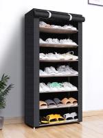 Gabinete De Zapatos Multicapa 10/8/6 Capas Organizador De Tela a Prueba De Polvo Soporte Estantería Para Ahorrar Espacio En El Pasillo Armario De Almacenamiento Para El Hogar - details 1