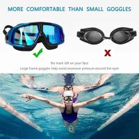 Gafas de Natation graduadas para helbres, Mujeres y jóvenes Adultos, ajustadas para uso en interiores - details 2