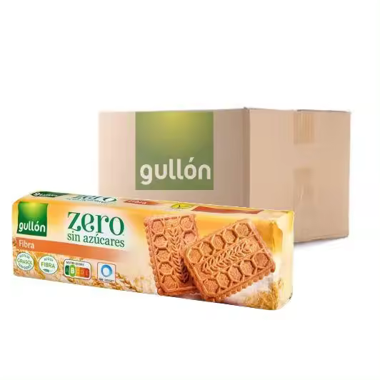 PACK de 16 - Gullón Galletas Fibra Zero Sin Azúcares - 170g - 1