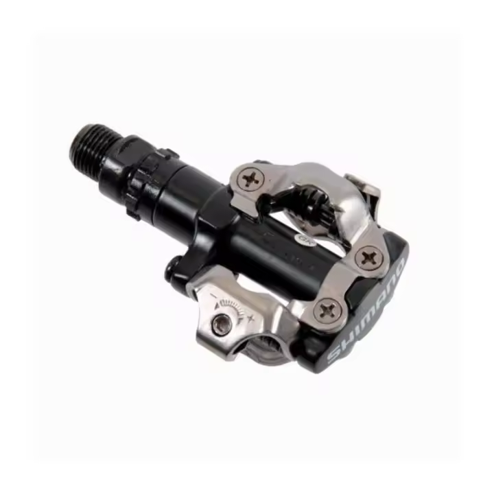 Pedales Shimano M520 SPD Negros con Calas SM-SH51 para Bicicleta - 1