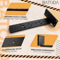 2/4PCS Soportes De Estante Flotante De Hierro Fundido Resistentes Para Estantes Invisibles L De 1/5 Pulgada Soporte Para Madera - details 6
