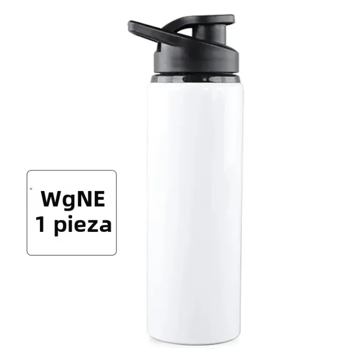 Botella De Agua Portátil De Acero Inoxidable Para Ciclismo Deporte Al Aire Libre Taza De Viaje Metal Reutilizable Y Ecológica Para Adultos - 1