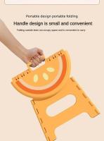 Nueva Silla Plegable De Plástico Grueso Creativa Con Dibujos Para Exteriores Y Uso Doméstico Pequeño Banquillo Para Niños Regalos - details 6