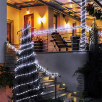 Cadena De Luces Solares De 100LED Con Hilo De Cobre Impermeable Para Jardín Decorativo Luz LED Caliente Para Exterior 2024 - details 8