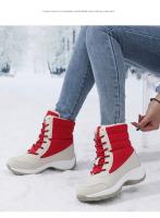 Botas De Invierno Para Mujer Botas De Nieve Impermeables Antideslizantes Con Plataforma Chunky Abrigadas Zapatos De Mujer Tallas Grandes Casual - details 4