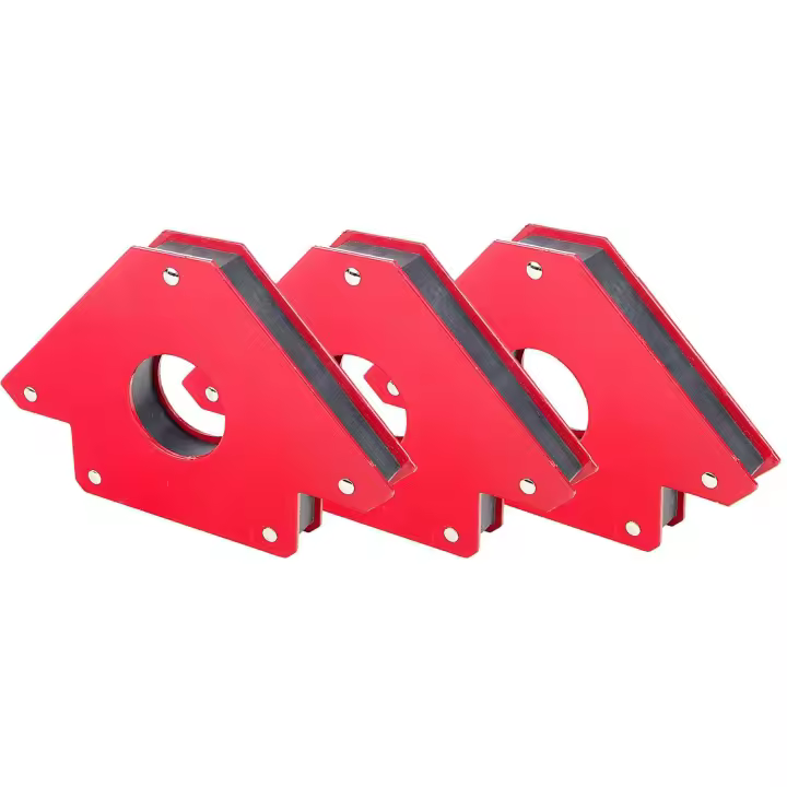 JOMAFA - JUEGO DE 3 ESCUADRAS MAGNETICAS PARA SOLDADOR 34 KG 125mm - 1127X3 - 1