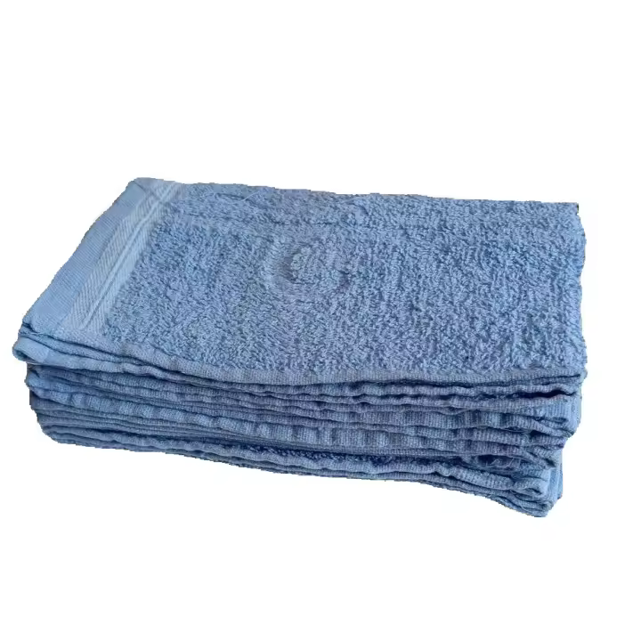 Pack Toalla 100% algodón,  Baño 6 piezas 30 por 50 cm aprox, Azul, Negro, Beige, Marrón, - 1
