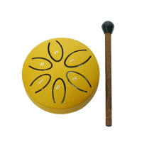 Steel Tongue Drum De 3 Pulgadas Con 6 Notas Instrumento De Percusión Balmy Drum Con Mallets Para Meditación Yoga Principiantes Profesionales Familia - details 5