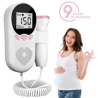 Monitor De Ritmo Cardíaco Fetal Ultrasonido 3.0MHz Detector De Latidos Del Bebé Para Embarazadas Dispositivo De Monitoreo Doppler - details 0