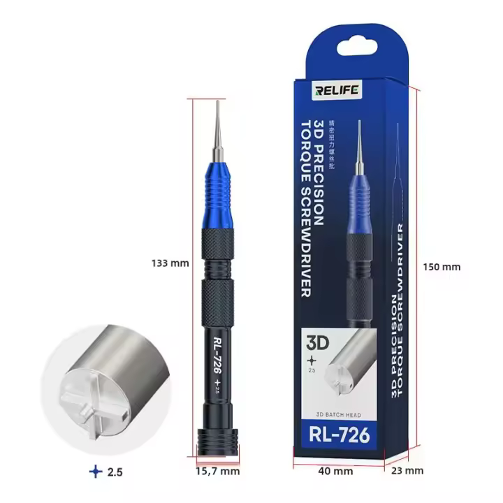 RELIFE RL-726 Destornillador De Precisión 3D Con Diseño Magnético Fuerte Para Reparación De Móviles Y Computadoras Herramienta De Desmontaje - 1