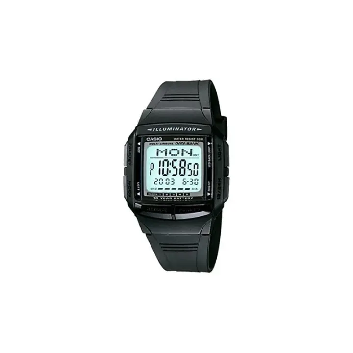 Reloj de Pulsera CASIO DB-36-1AV Digital para Unisex Color Negro Correa Goma DB361AV - 1