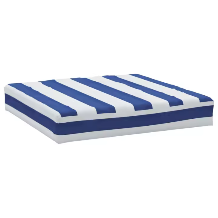 vidaXL Cojín para palés tela Oxford 60x60x8 cm Color Azul y blanco,  Negro y blanco,  Verde y rosa y mas Cojín Decorativo de Asiento Cojines de muebles de salon - 1