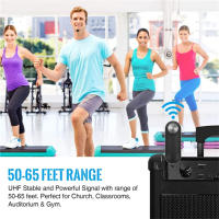 Micrófono Inalámbrico De Cabeza 2.4G Con Transmisor Y Receptor Para Amplificador Y Altavoz De Voz Para Enseñanza Guía Turística - details 8
