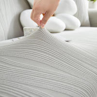 CA Funda de sofá elástica todo incluido perezoso anti arañazos de gato cuatro estaciones funda de sofá de terciopelo jacquard universal de una pieza - details 3