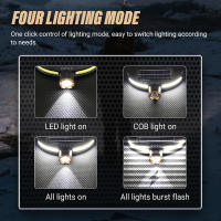 Lámpara De Pescar Con Luz LED Y COB Super Brillante Recargable Con Pantalla Electrónica Inteligente Y Varias Modos De Iluminación - details 5