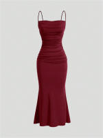 Vestido Bodycon De Fiesta Para Mujer Maxi Con Tirantes Elegante Y Delgado Sin Mangas Para Bodas Y Noches Elegantes Verano Multi-Colores - details 13