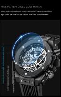 Reloj De Pulsera Deportivo CHENXI Para Hombre Con Cronógrafo Multifuncional Y Fase Lunar Luminoso Resistente Al Agua Y Shock - details 9