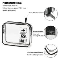 Bolsa de Cosméticos de viaje de 5 piezas subbotella de 7 piezas, unisex, Bolsa de Mano para Aeropuerto y Aerolínea, para satisfacer todas sus necesidades de viaje. - details 0
