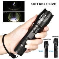 Linterna LED De Alta Potencia Para Camping 5 Modos De Iluminación Aleación De Aluminio Plegable Impermeable Uso Con 3 Pilas AAA - details 2