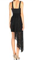Vestido Liu Jo negro ,para mujer talla 42 italiana ,color negro asimetrico - details 1