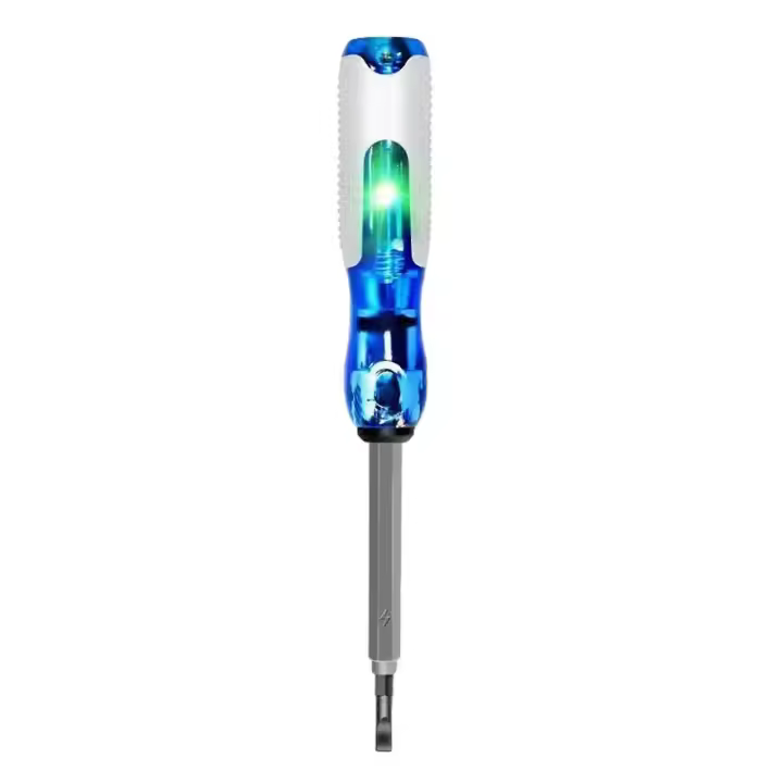 No el probador del voltaje del contacto, 24-500V pluma, linterna, zumbador y el LED que destella alarma la pluma del probador de circuito - 1