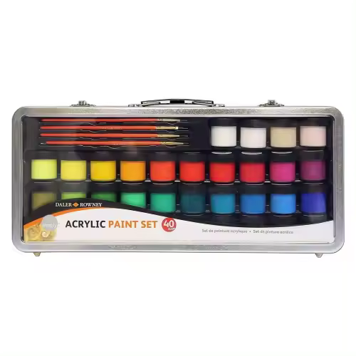 DALER ROWNEY SET PINTURA ACRILICA CLEAR BOX 34x18 ML - 1