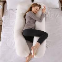 Almohada U De Gravida De Fleece Suave Para Embarazadas Multi Función Protección Lateral Cojín Lumbar Para Mujeres Embarazadas - details 1