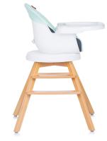 Chipolino Trona evolutiva 3 en 1 con patas de madera y asiento de polipiel giratorio ROTTO de Chipolino - details 6