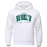Sudadera Con Capucha Hombre Brooklyn New York 1898 Estampado Creativo Moda Oversize Cierre Sin Capucha Estilo Casual Para Todas Las Estaciones - details 3