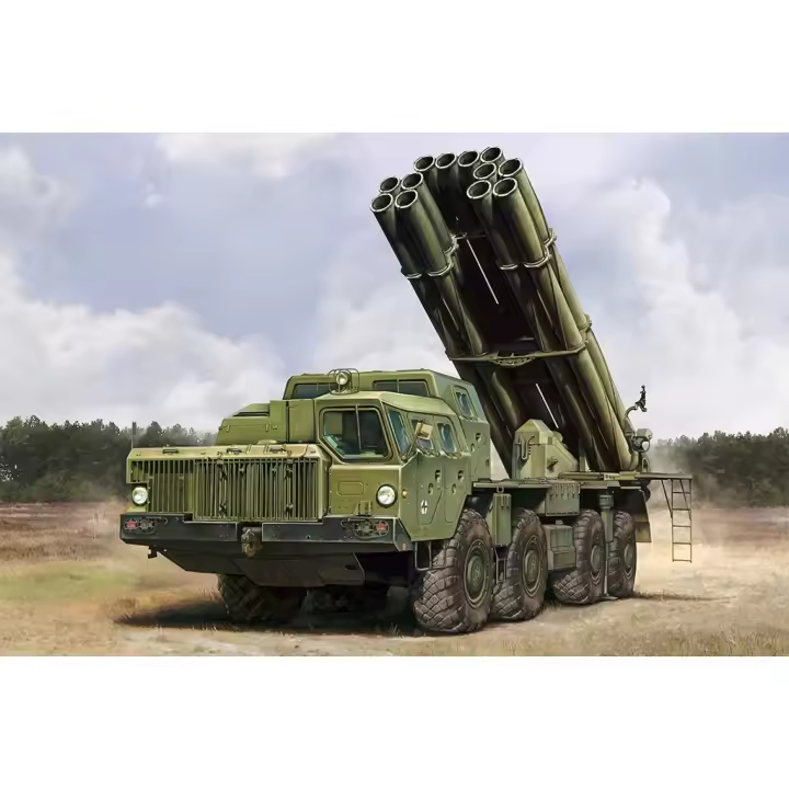 HOBBY BOSS 82940 RUSO 9A52-2 SMERCH-M MÚLTIPLE ROCKET LANZADOR DE RSZO 9K58 SMERCH MRLS 1/72 KIT - 1
