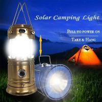 Lámpara Multifuncional Solar Portátil Para Camping Y Emergencias Luz De Trabajo Impermeable Con Luz LED Recargable - details 1