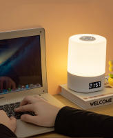 Reloj De Noche LED Luz De Mesa Para Dormitorio Y Cama Protección Ocular Luz De Sueño Dimmerable Recargable Luz Táctil Para Bebés - details 2